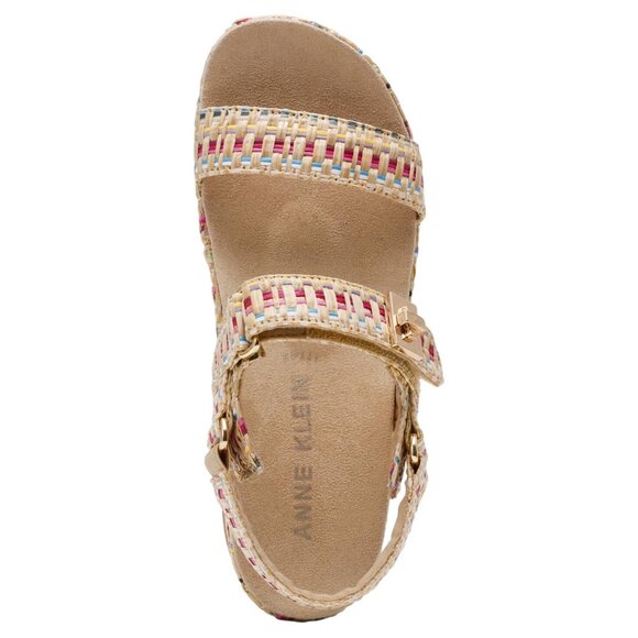 Anne Klein Womens Verse Platform Sandal VERS02F9 Brown Multi 9M - Picture 11 of 12